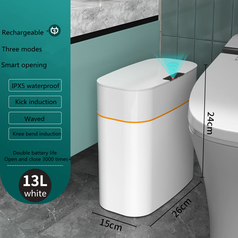 MISTORA Smart Sensor Trash Bin – Automatic Touchless Waste Bin with Lid - Image 6
