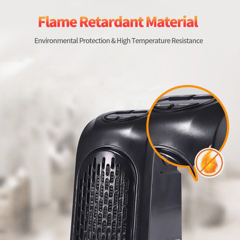 MISTORA WinterWarm Mini Electric Heater – Portable Ceramic Fan Heater for Home & Office - Image 3
