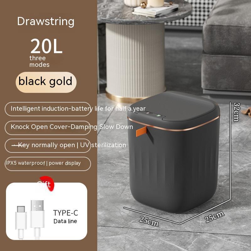 MISTORA Smart Sensor Trash Bin – Automatic Touchless Waste Bin with Lid - Image 2