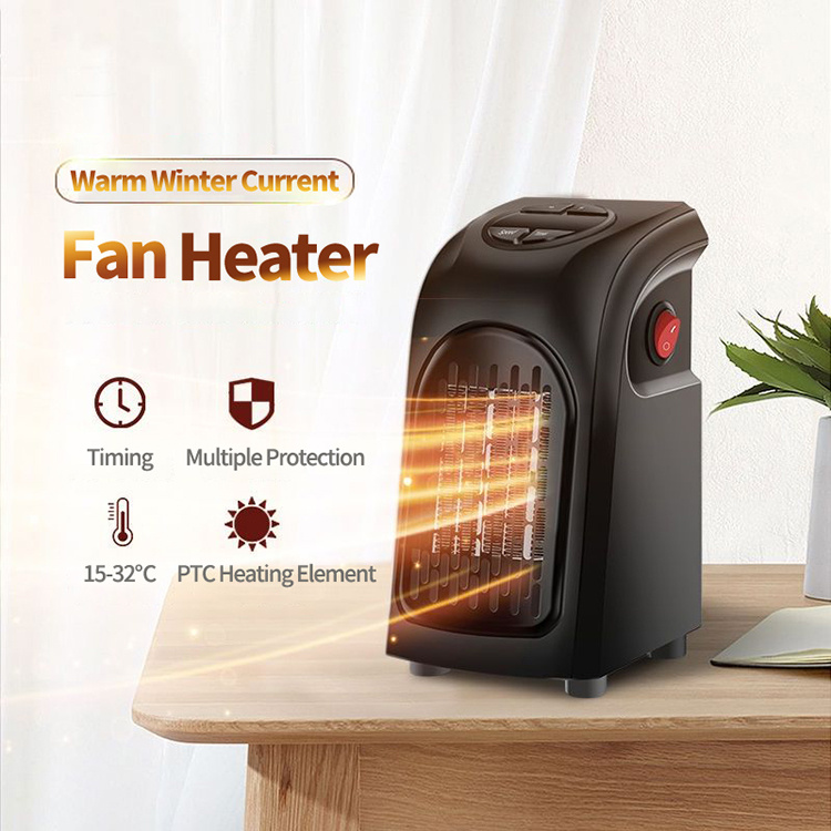 MISTORA WinterWarm Mini Electric Heater – Portable Ceramic Fan Heater for Home & Office