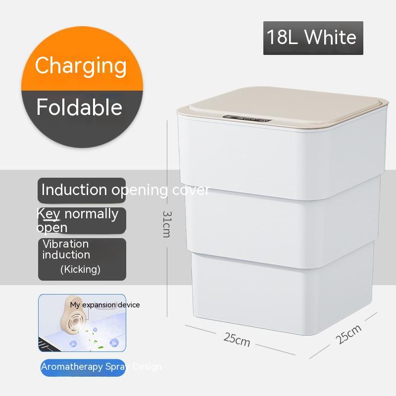 MISTORA Smart Sensor Trash Bin – Automatic Touchless Waste Bin with Lid - Image 7
