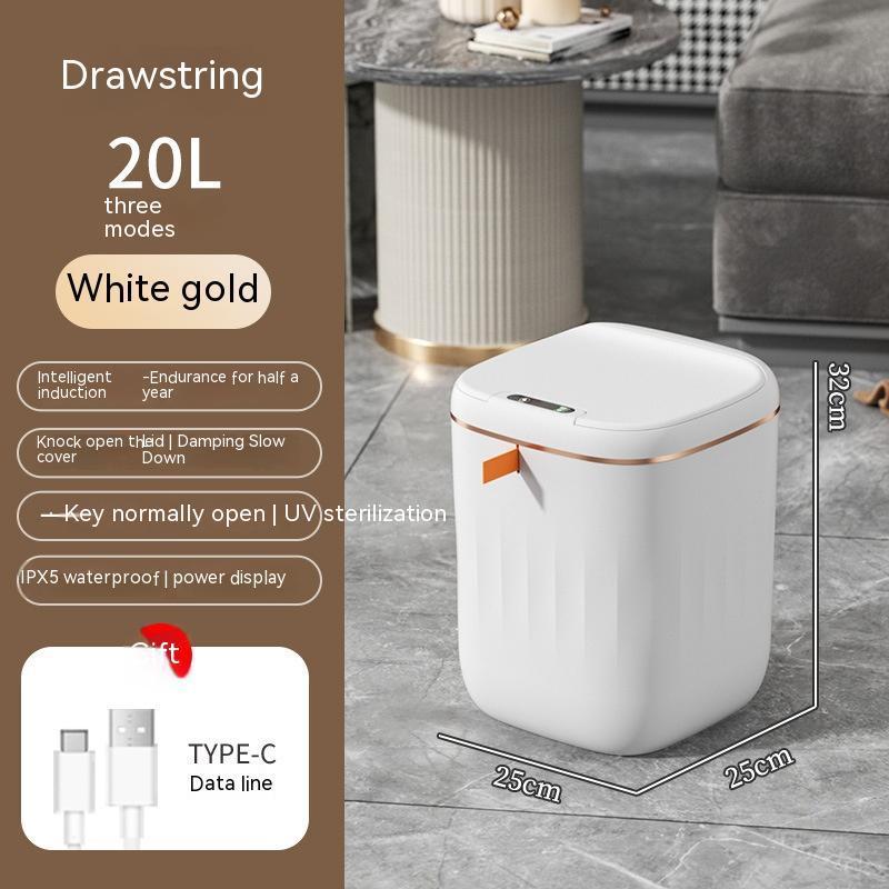 MISTORA Smart Sensor Trash Bin – Automatic Touchless Waste Bin with Lid - Image 10