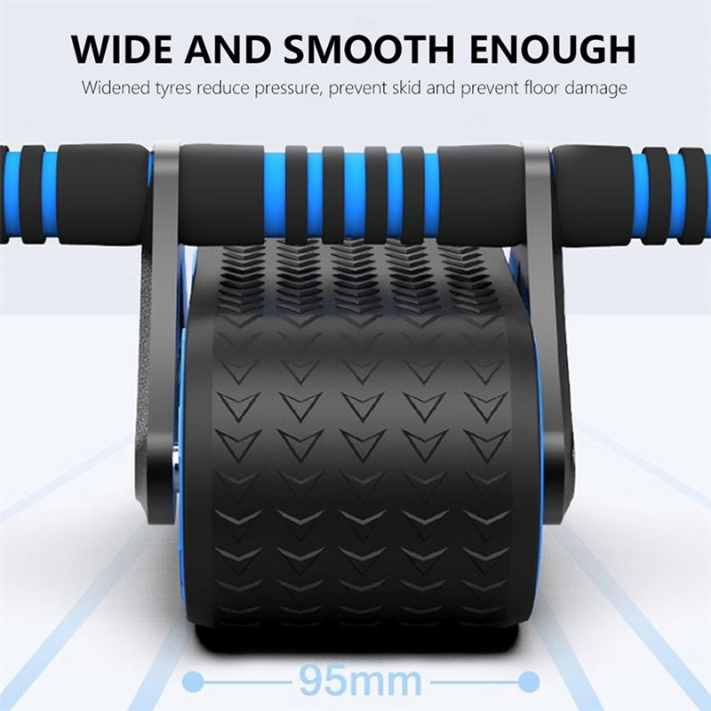MISTORA Automatic Rebound Ab Wheel – Double Wheel Core Trainer for Home & Gym - Image 4