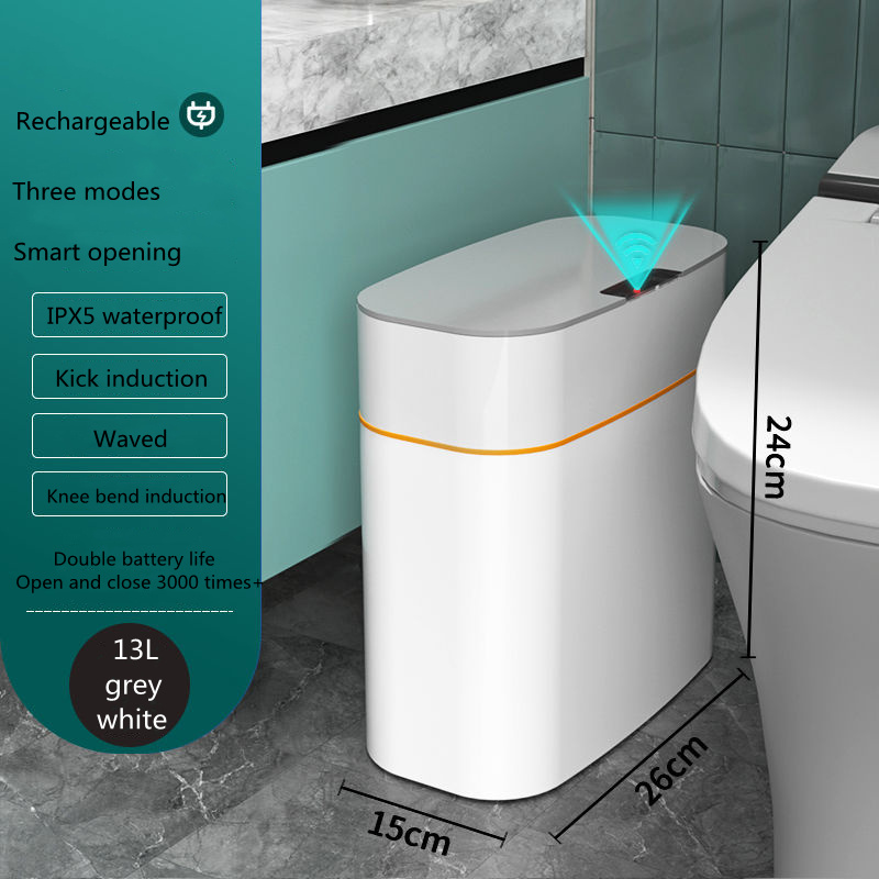 MISTORA Smart Sensor Trash Bin – Automatic Touchless Waste Bin with Lid - Image 4