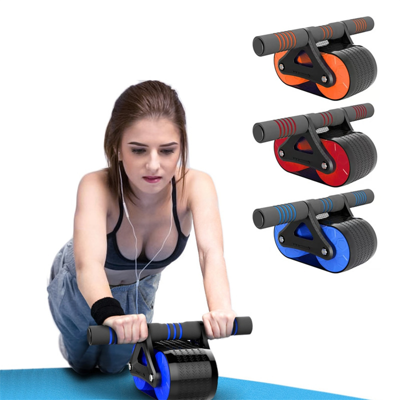 MISTORA Automatic Rebound Ab Wheel – Double Wheel Core Trainer for Home & Gym - Image 5