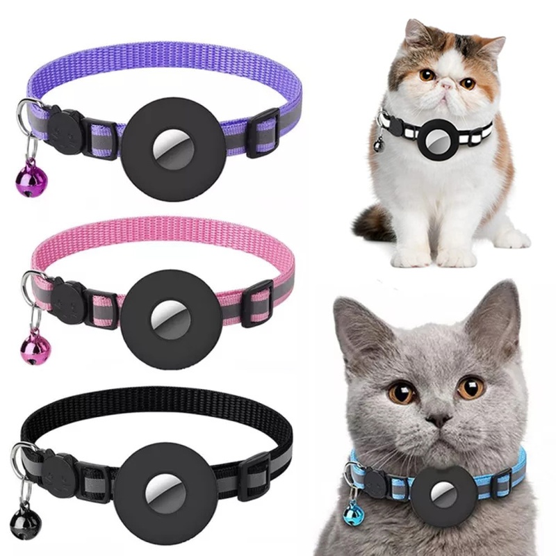 MISTORA Reflective Waterproof Airtag Collar for Pets