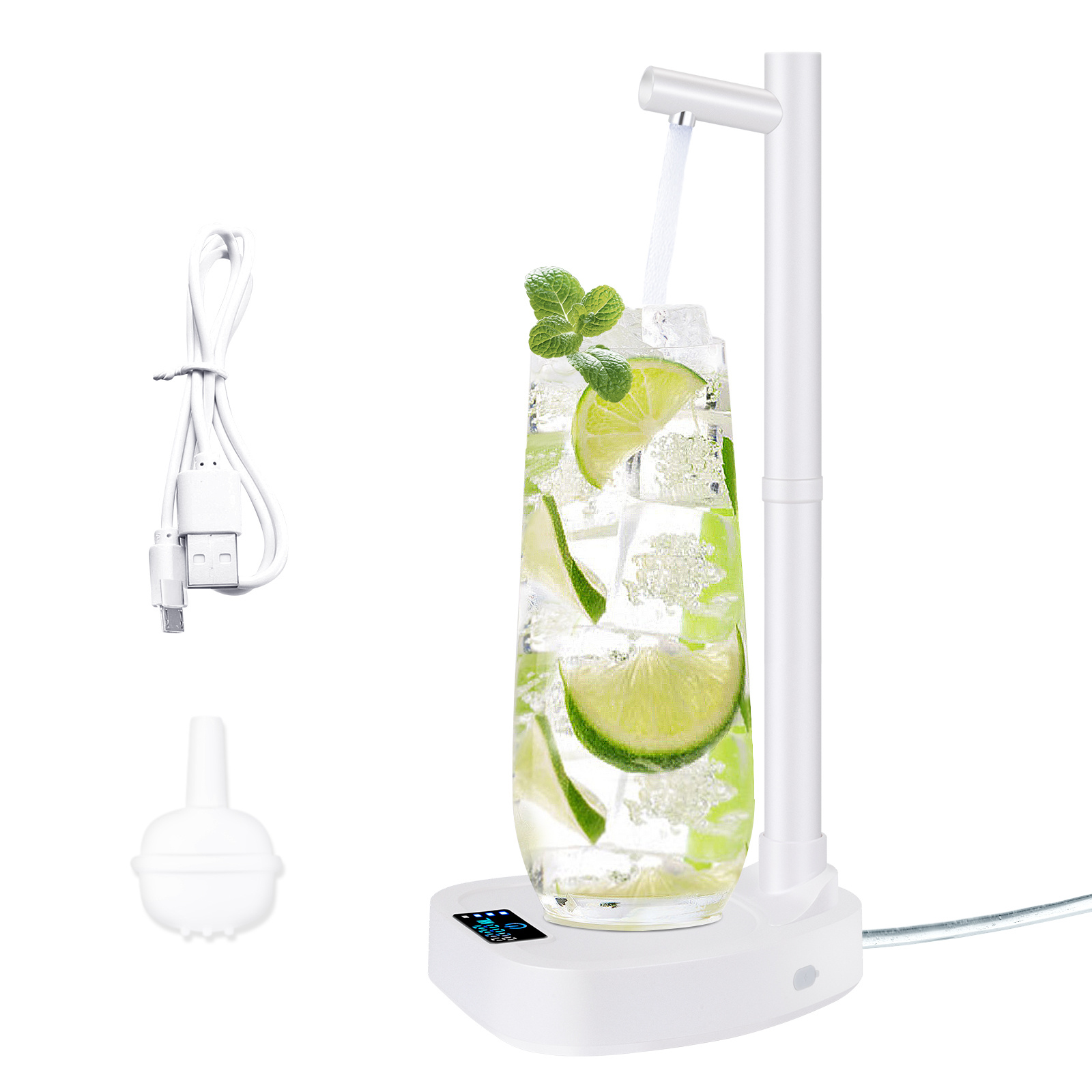 MISTORA AquaFlow Desktop Water Dispenser – Rechargeable & Automatic - Image 6