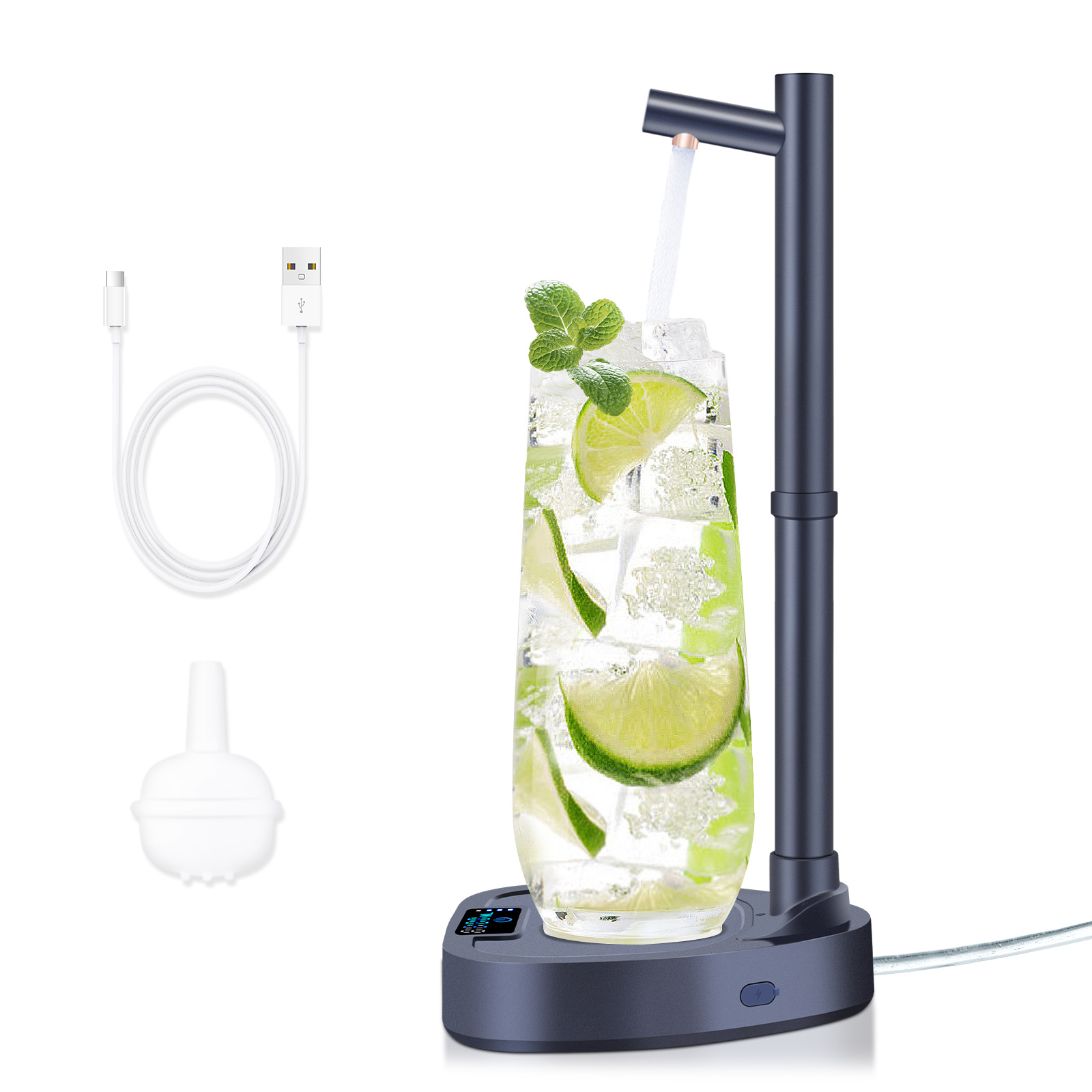 MISTORA AquaFlow Desktop Water Dispenser – Rechargeable & Automatic - Image 7